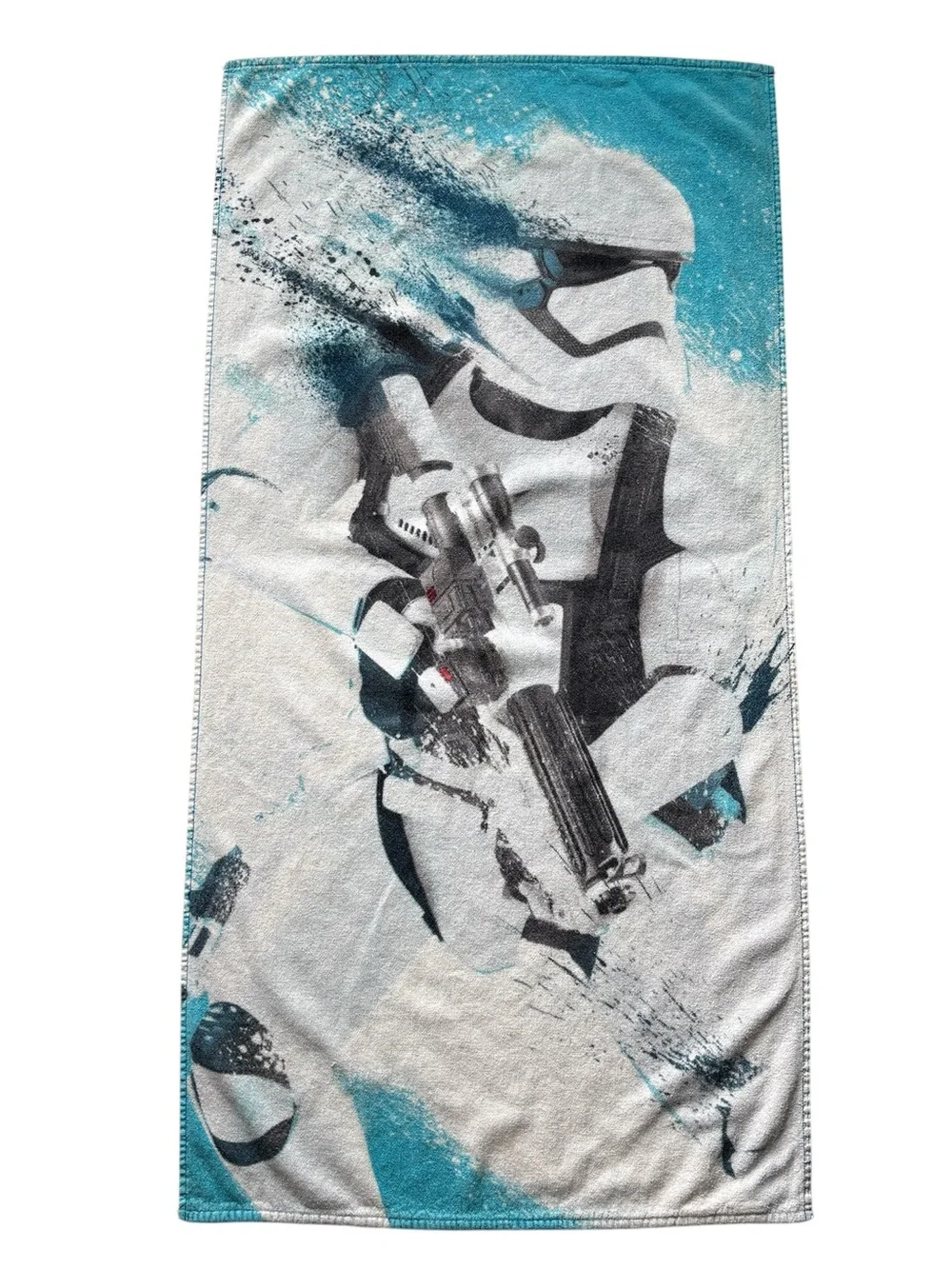 Beach Towel Star Wars Stormtrooper Graphic 26x51” 100% Cotton Vintage